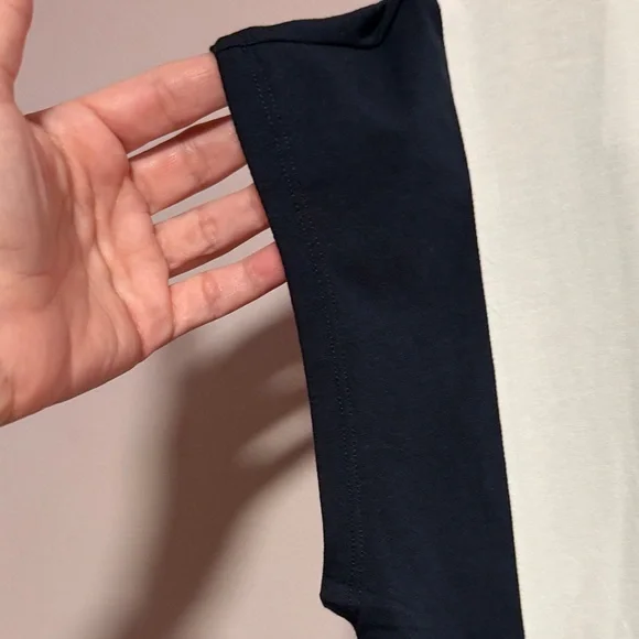 Tommy Hilfiger Women's Color Block Tee in Red, White, and Black - Picture 4 of 8